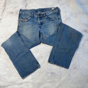 Diesel Light Wash Baggy Jeans Men’s Size 29x34 Vixy Wide Leg Button Fly